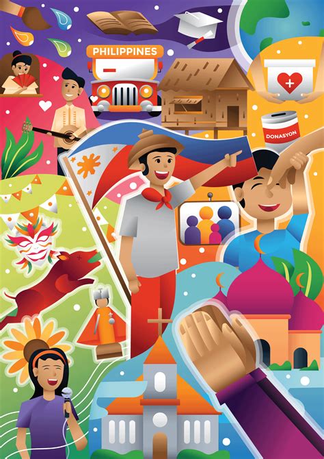 easy filipino values poster making